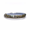Bracelet double cuir et perles homme L'Urubu